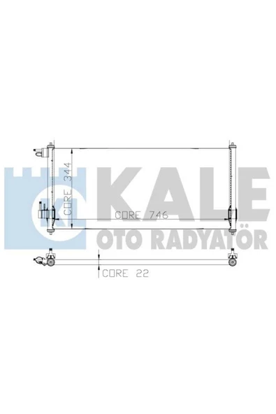 Kale 020ABC040 OTO Radyatör 0 Klima Radyatörü Transit Connect V227 ürün görseli