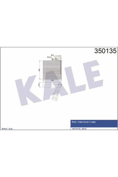 Kale 350135  EVAPORATÖR FOCUSC-MAX ürün görseli 1
