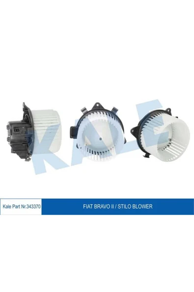Kale 343370 FİAT BRAVO II STILO KALORİFER MOTORU MANUEL KLİMALI 46723433 71736003 NS SOT ürün görseli
