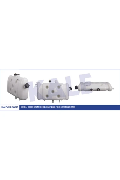Kale 344125 OTO Radyatör  Genleşme Tankı Volvo B10M-B10R-B58-B58E-B7R Kapaklı ürün görseli