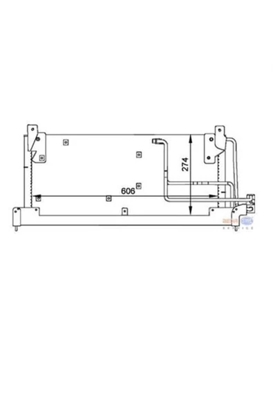 Mahle AC223000S KNECHT  Klima Radyatörü (606×274×20) Corsa B 1.0 12V 1.2 16V 1.4 16V 1.6 16V 8Fc351037591 ürün görseli