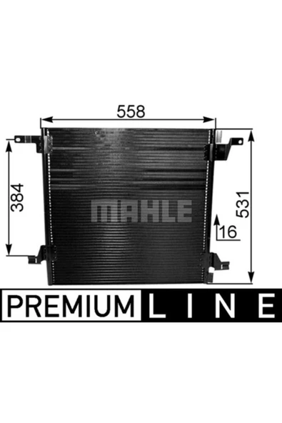 Mahle AC259000P KNECHT  Klima Radyatörü (558×522×16) Ml230 Ml320 Ml350 Ml400 Ml430 Ml500 98-05 8Fc351038721 ürün görseli