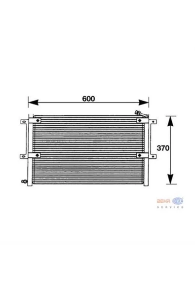 Mahle 8FC351036061 BEHR 8FC351036-61 Klima Radyatörü Polo Classıc 96- Caddy II 95- / Cordoba 95- Ibiza II 95- Inca 95- ürün görseli