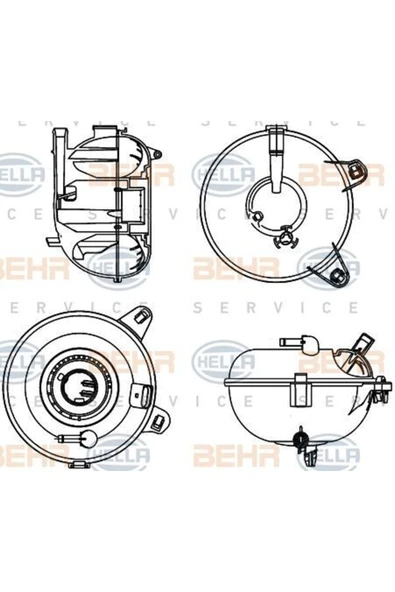 Mahle CRT21000S -knecht Crt21000s Genleşme Kavanozu 13- Golf Vıı-passat *ph****