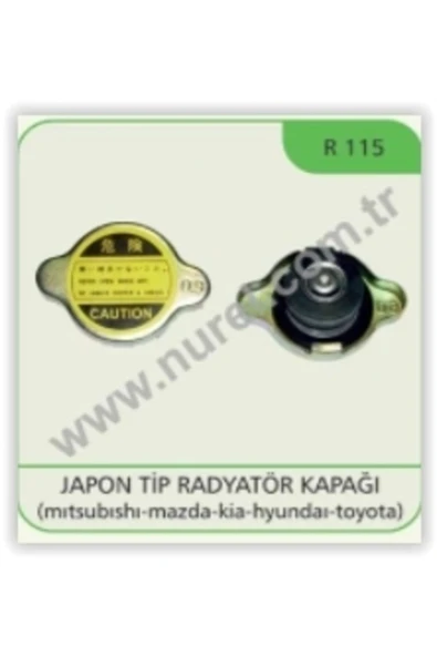 Nurel R115 Radyatör Kapağı 0.9 Bar Japon Tipi Mitsubishi Mazda Kia-hyundai Toyota ürün görseli