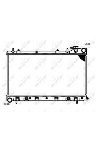 NRF 53597  Radyatör Forester 2,0 / 2,5 02- ürün görseli 1