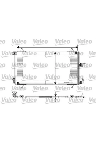 Valeo 817508  Klima Radyatörü Partner 02- / Xsara 00- Berlingo 02- ürün görseli