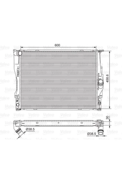Valeo 701542 Radyatör Bmw 1 Serisi E81/e82/ E87 / E88
