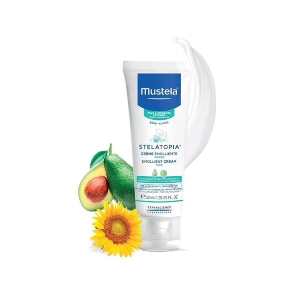 Mustela Stelatopia Emolyent Yüz Kremi 40 ml ürün görseli