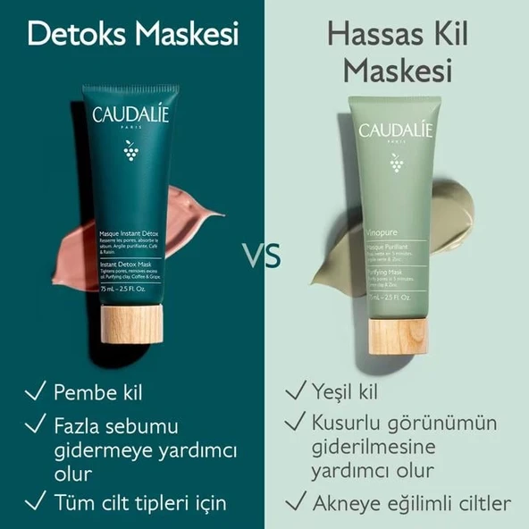 Caudalie Vinoclean Detoks Maskesi 75 ml - 4
