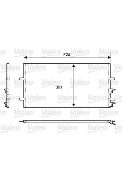 Valeo 814087  Klima Radyatörü Transit Tourneo 06- Transit 06- ürün görseli 1