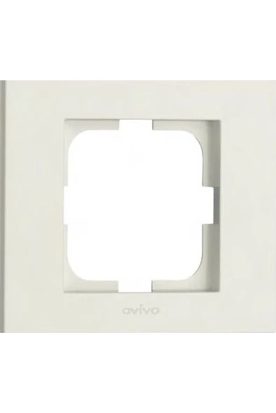 5 Adet Ovivo Grano Beyaz Tekli Çerçeve (anahtar, Topraklı Priz, Vavien, Tv, Telefon, Komütatör)*