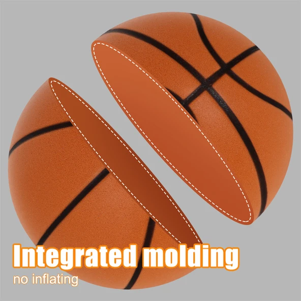 24cm Sessiz Basketbol - 7 Numara Top için Hoop - 5