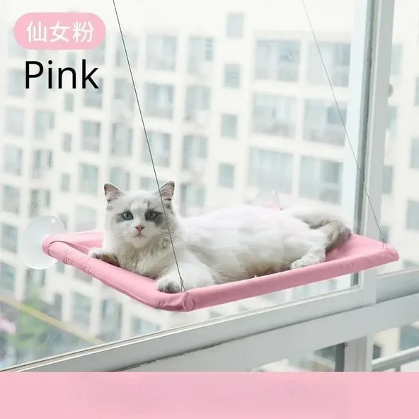 Yıkanabilir Pet Emme Hamak Yatak - Pembe