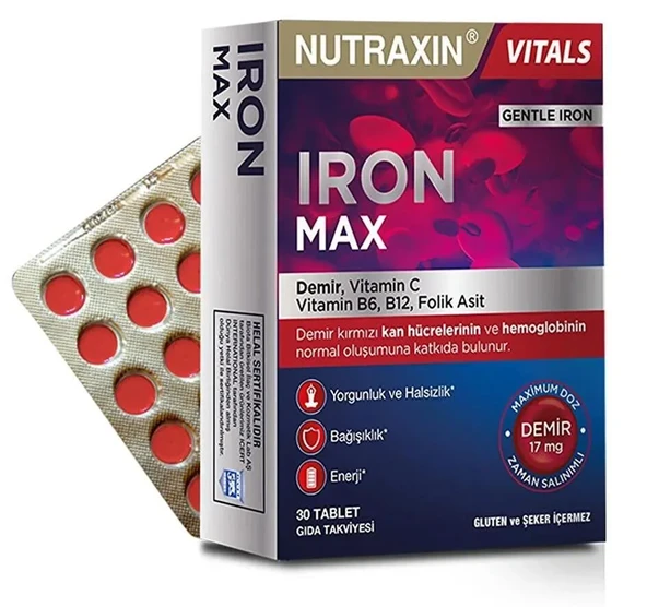 Nutraxin Iron Max - 30 Tablet