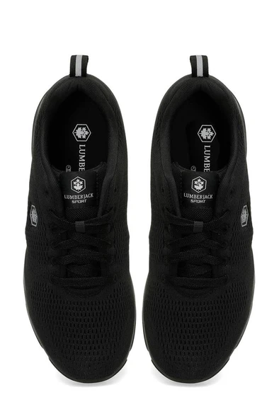 Lumberjack AGATHA 5FX 101932446 Erkek Spor Ayakkabı Siyah 40-45 - 4