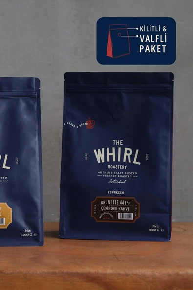 The Whirl Espresso Brunette 441°F Çekirdek Kahve 1 kg x 2 Adet - 5