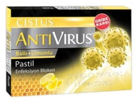Cistus Antivirus Ballı Limon Pastil 10 Adet