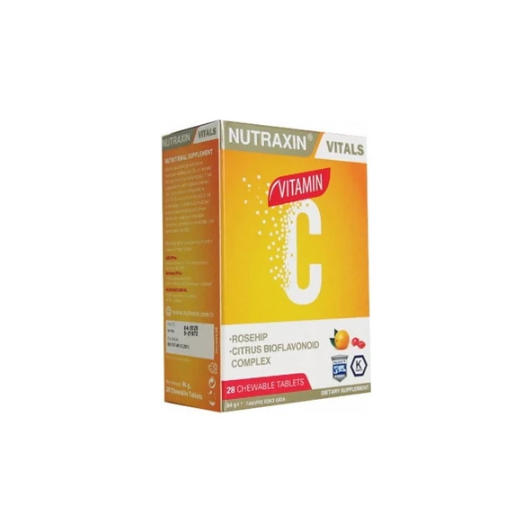 Nutraxin C Vitamini 28 Çiğneme Tableti
