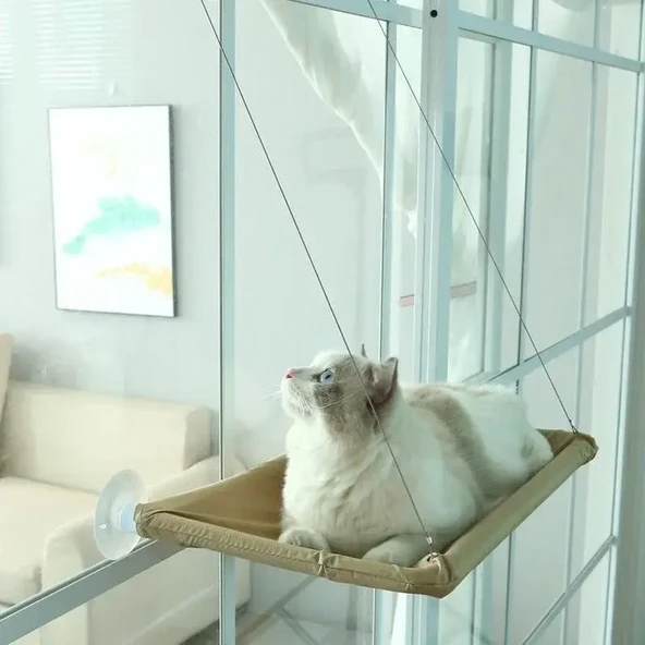 Yıkanabilir Pet Emme Hamak Yatak - Haki - 3