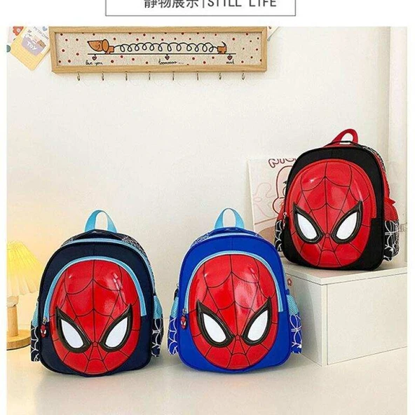 Çocuk Sırt Çantası - 3D Spider-Man - Renk 2 - 3