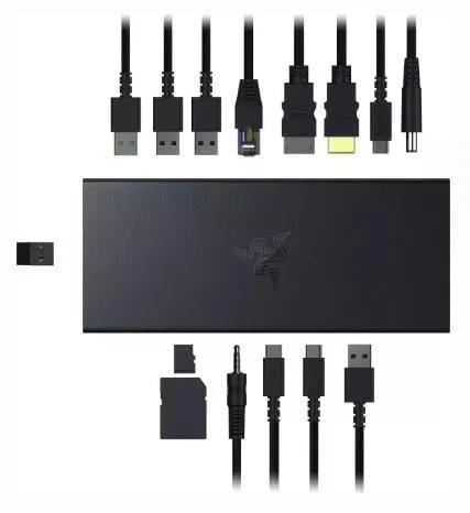 Razer Dock Siyah - USB 4 (14 Bağlantılı, Çift Ekran Destekli) - 4