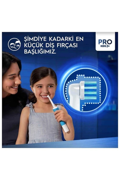 Oral-B Pro Kids Frozen Şarjlı Diş Fırçası Yedek Başlığı – 2’li Paket (3+ Yaş, Yumuşak Kıllı) - 4