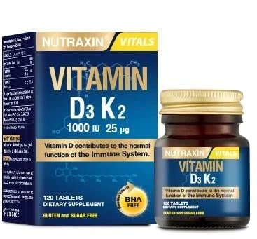 Nutraxin D3K2 120 Tablet
