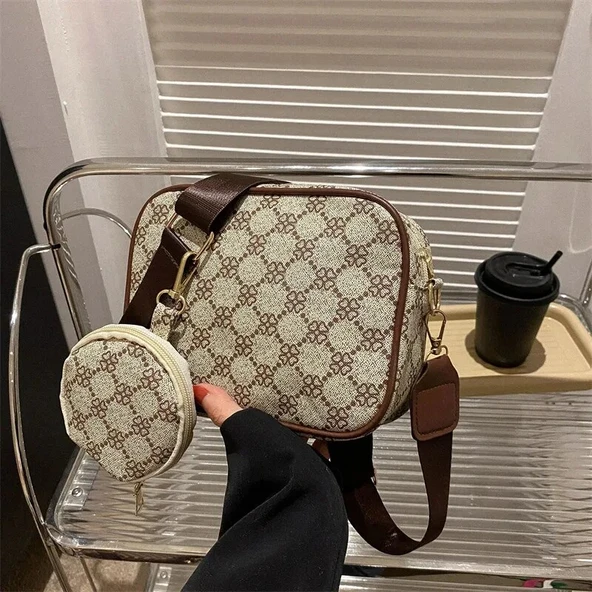 Vintage Moda Kadın Çanta - Siyah - Yumuşak PU Deri - 2