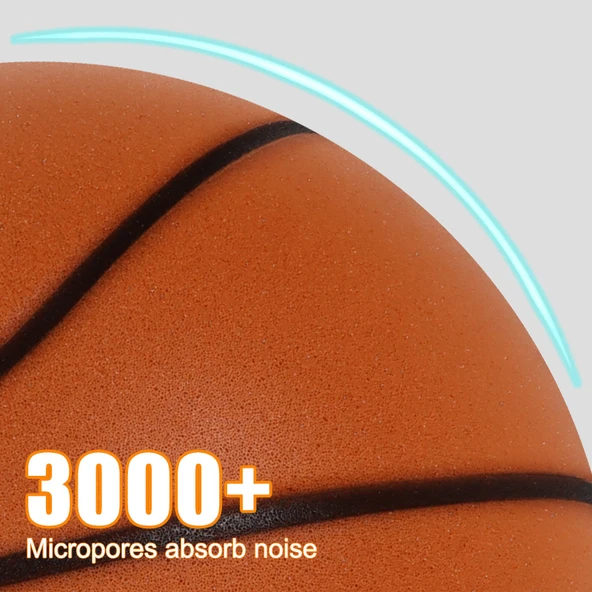 24cm Sessiz Basketbol - 7 Numara Top için Hoop - 6
