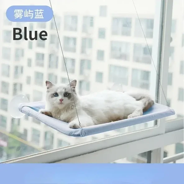 Yıkanabilir Pet Emme Hamak Yatak - Mavi