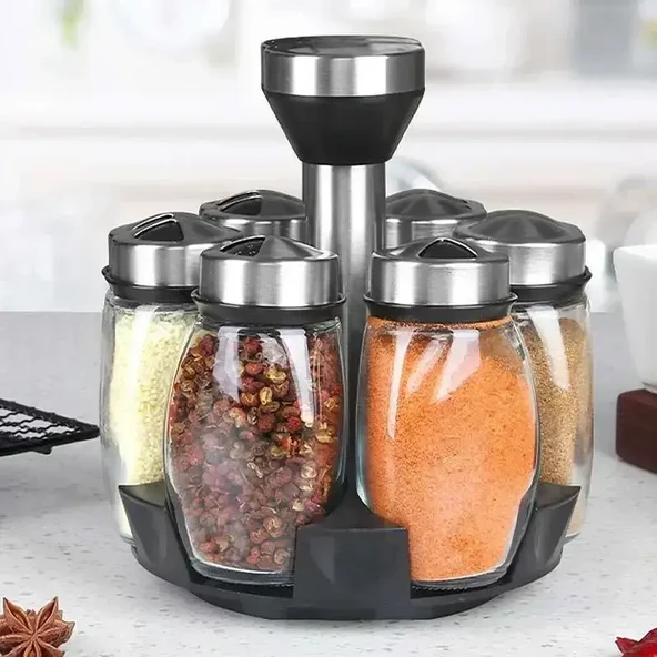 Dönme Baharat Kavanozu - Tek Şişe - 2