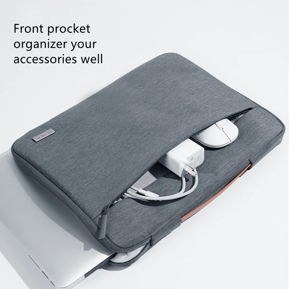 Laptop Kılıfı - Açık Gri - 14 İnç - 12