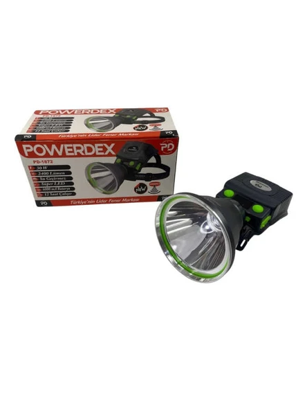 Powerdex PD-1872 30 Watt 2400 Lümen Profesyonel Sensörlü Kafa Feneri