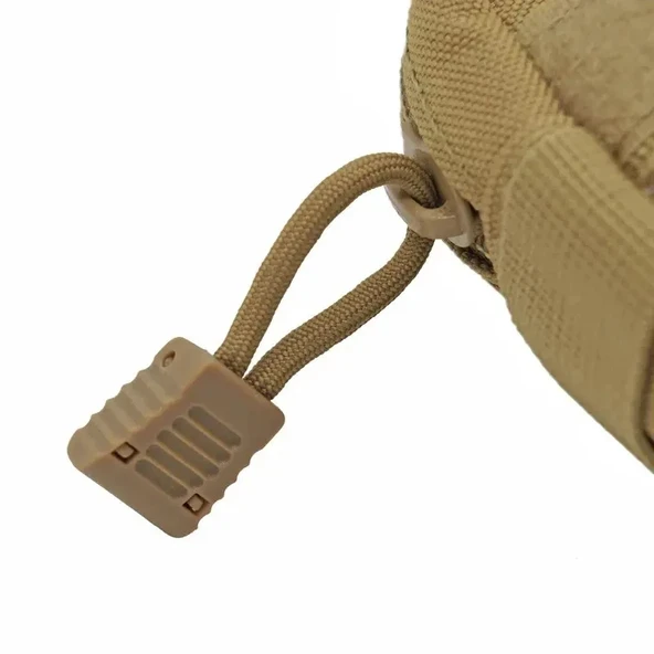 Molle EDC Bel Çantası - Taktik Pouch - İlk Yardım - Haki - 5