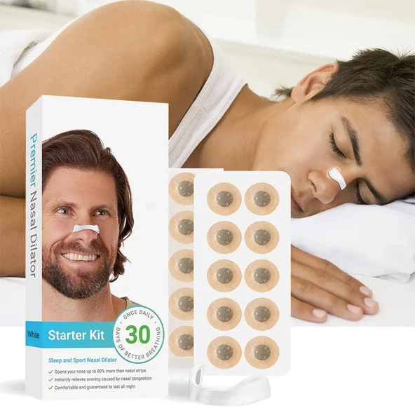 Burun Açıcı Bantlar - Beyaz Kit - 1 Kutuda