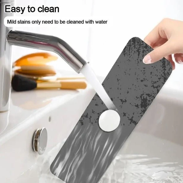 Su Emici Sihirli Lavabo Kenar Matı 38x13cm MC-605 - 3
