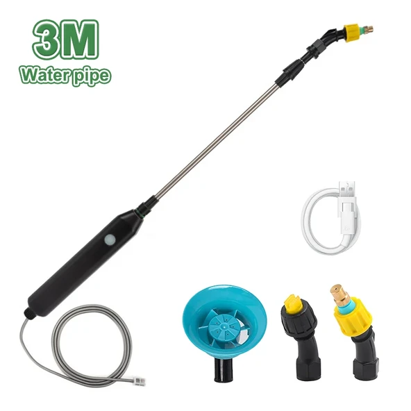 Elektrikli Bitki Sprey Makinesi - 3M Uzunluk - 3 Nozul