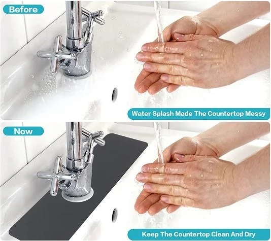 Su Emici Sihirli Lavabo Kenar Matı 38x13cm MC-605 - 4