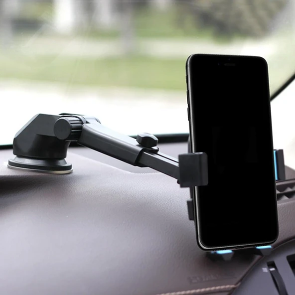 Torpido Üstü Teleskopik Araç Telefon Tutucu - 3