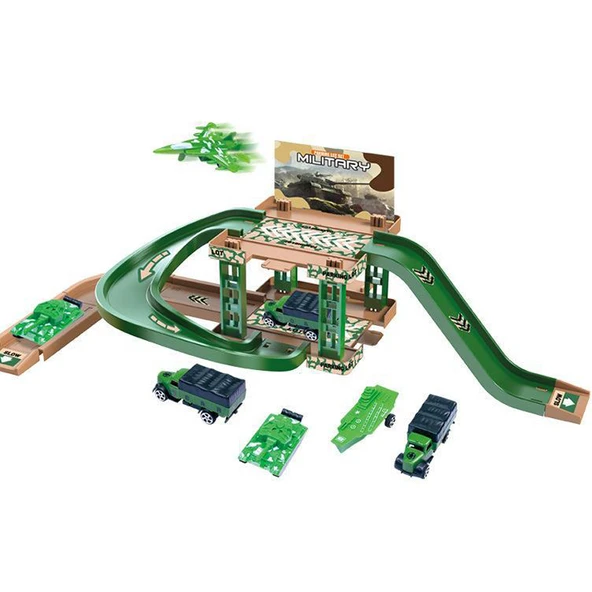 Çocuklar için Park Yeri Oyuncak Seti - Dinozor - 5