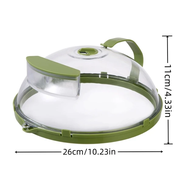 Mikrodalga Sıçrama Kapağı - Buhar Özellikli - 10.23 İnç - 11 cm - 5