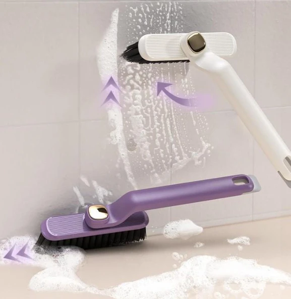 Döner Başlıklı Temizlik Fırçası Cımbızlı - Resim 2