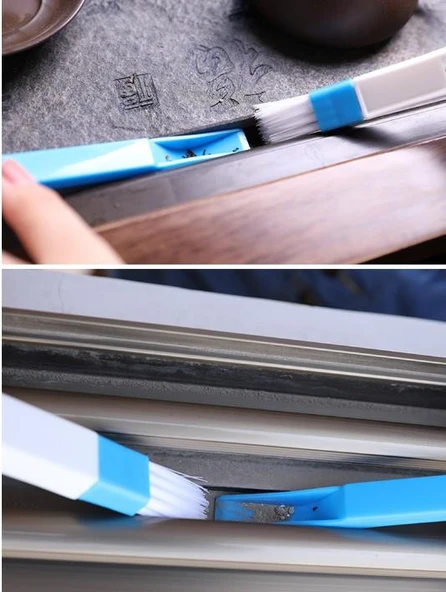 Klavye ve Pencere Oluğu Temizleme Fırçası Mini Kürekli - Resim 4