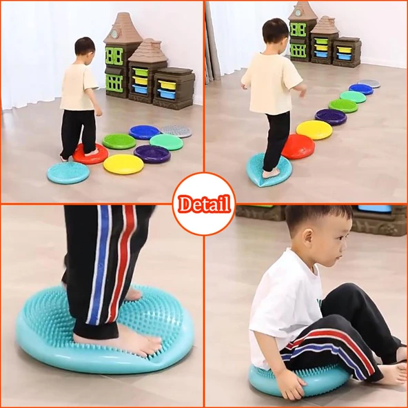 Montessori Denge Taşı Şişme Yastık - G Renk - 4