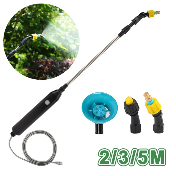 Elektrikli Bitki Sprey Makinesi - 5M Uzunluk - 3 Nozul - 2