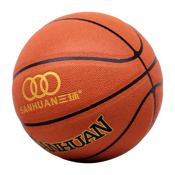 Çocuklar için 5 Numara PU Basketbol - Kahverengi Klasik - 3