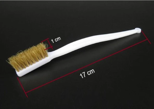 Çok Amaçlı Detay Temizlik Fırçası Beyaz Saplı - 4