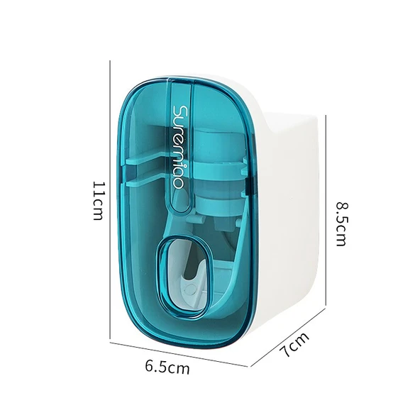 Otomatik Diş Macunu Dispenseri - Duvara Monte - Kırmızı - 5