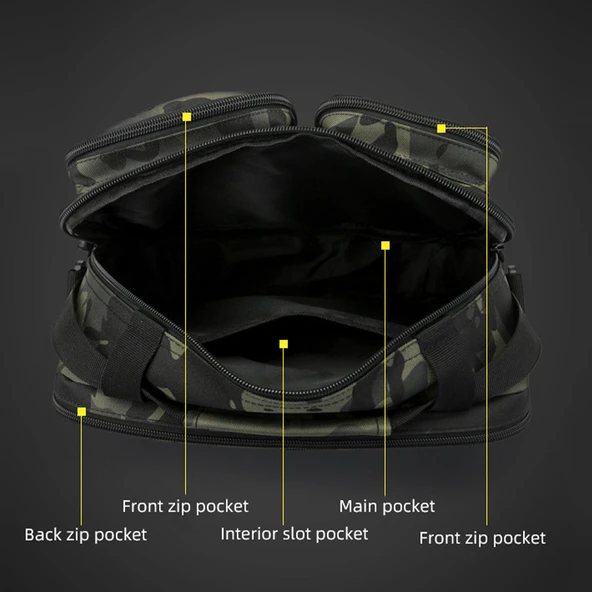 Taktik Molle Askılı Çanta - Siyah CP - 6